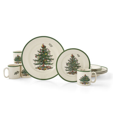 Christmas Tree 12 Piece Dinner Set Christmas Tree 12 Piece Dinner Set